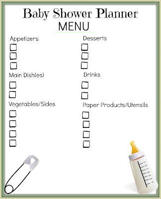 Maker Mom Life: FREE Baby Shower Planning Printables