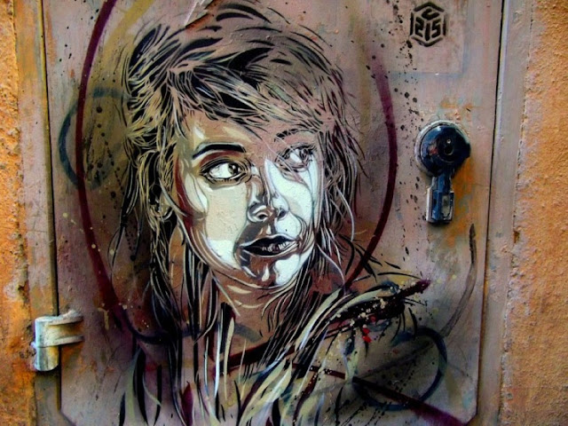 Уличное искусство Кристиана Гуеми (Christian Guémy aka C215) 6 Уличное искусство Кристиана Гуеми (Christian Guémy aka C215) 5