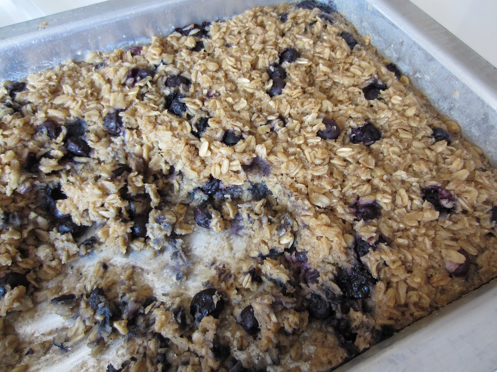 Amish Baked Blueberry Oatmeal