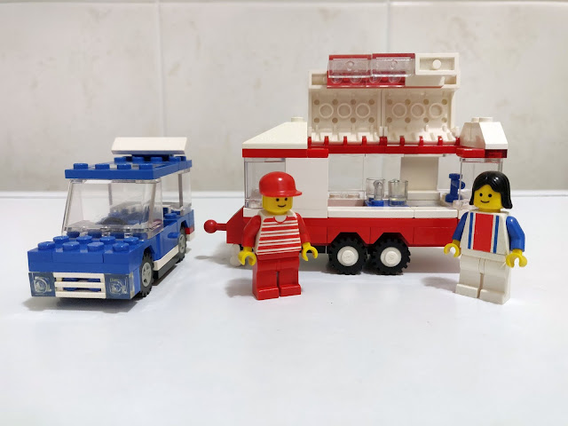 LEGO set 6590 automobile e roulotte - vacation camper