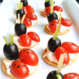 Mom, What's For Dinner?: Ladybug Canape Appetizers gluten free