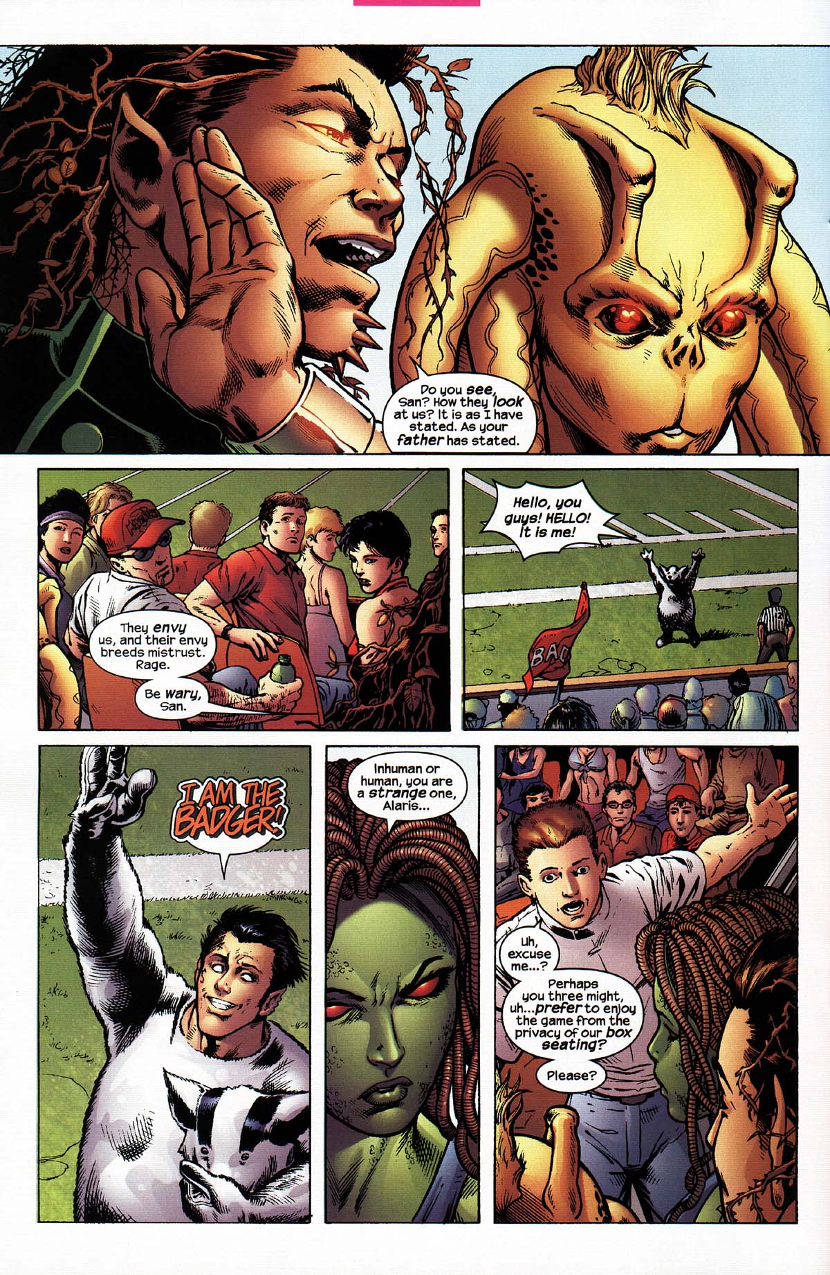 Read online Inhumans (2003) comic -  Issue #9 - 10