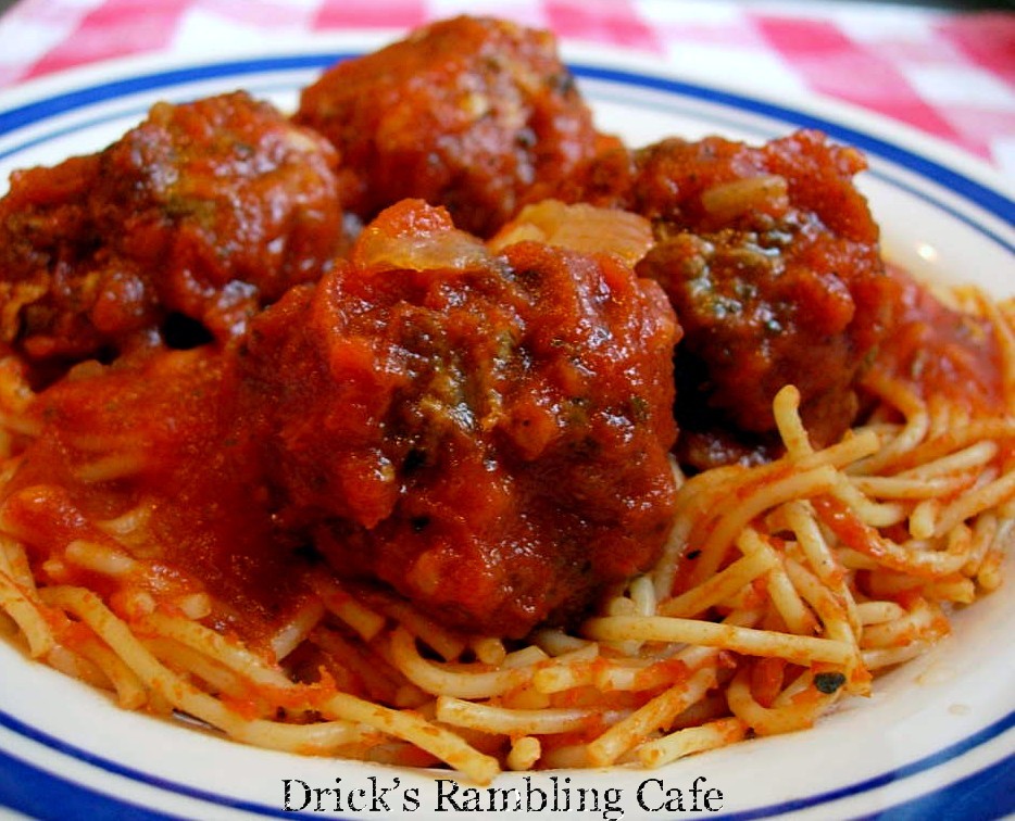 Big Mama's Creole Meatballs in Red Gravy