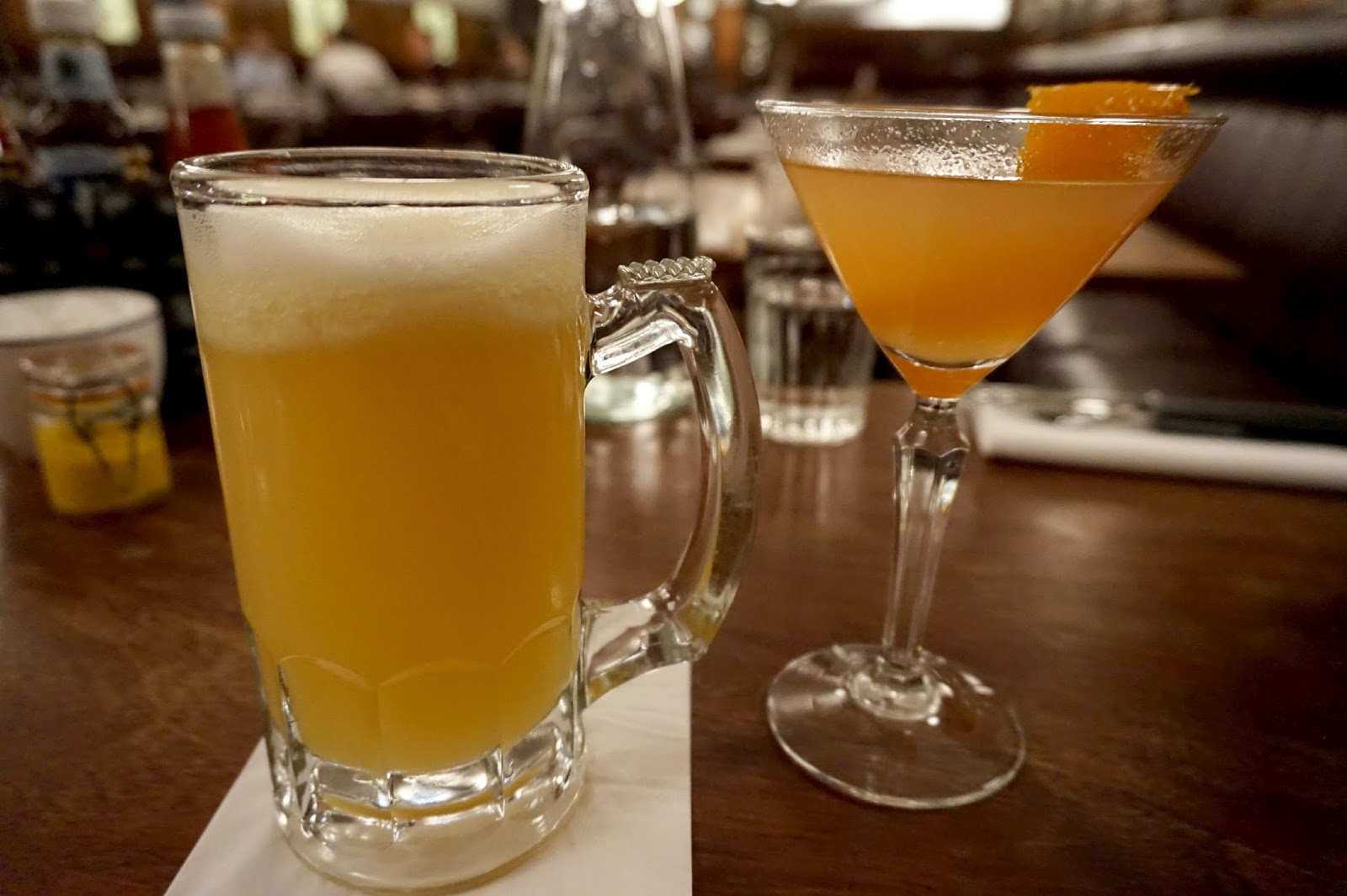 Orange Cocktail in glass