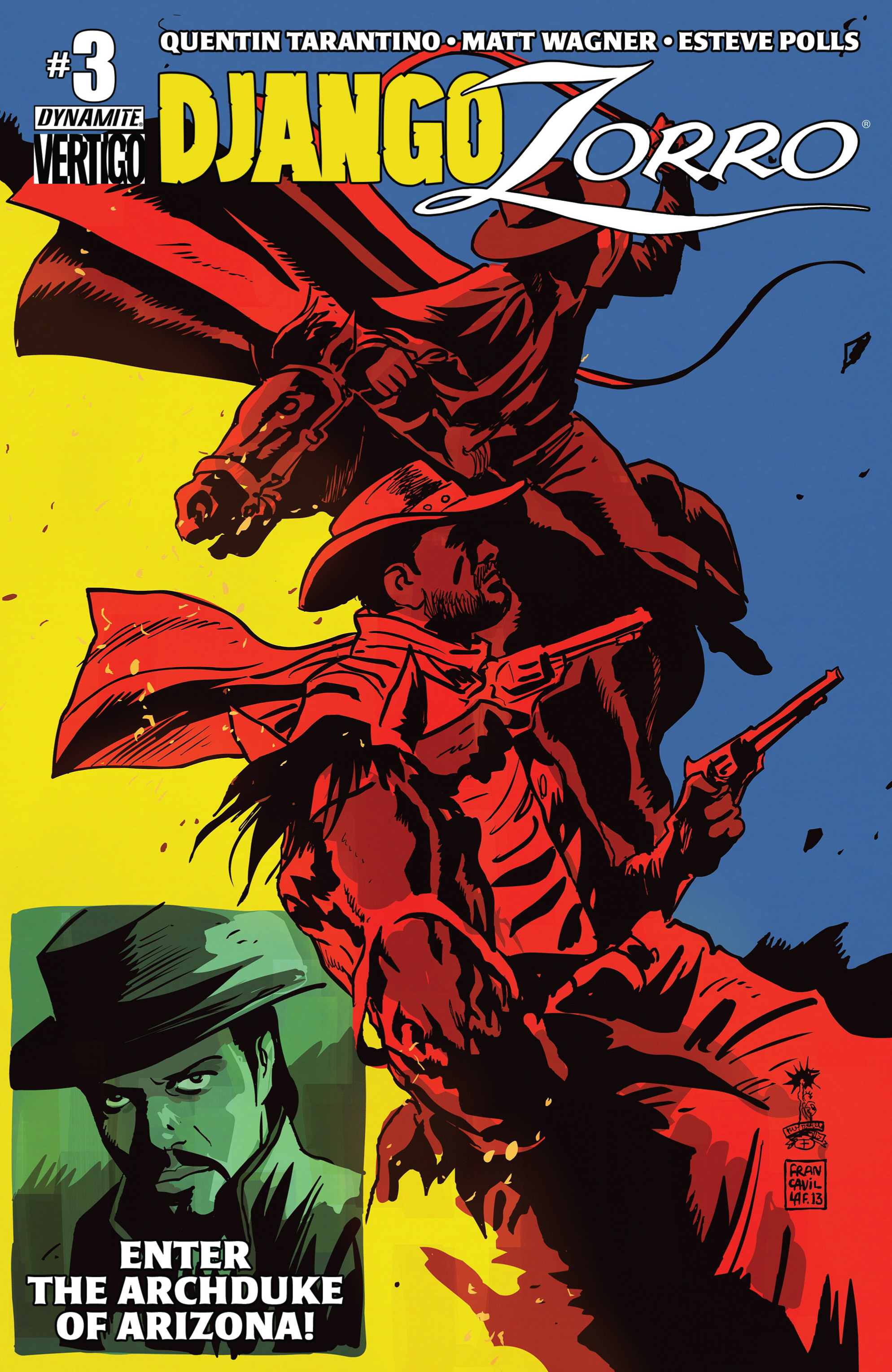 Read online Django/Zorro comic -  Issue #3 - 2
