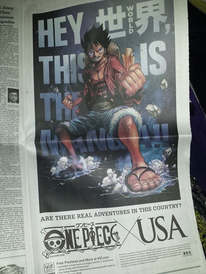 One Piece One Piece in New York Times.