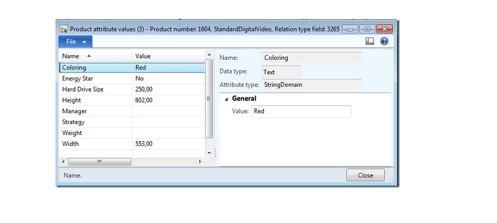 Get product attributes from X++ : | Transfer Knowledge