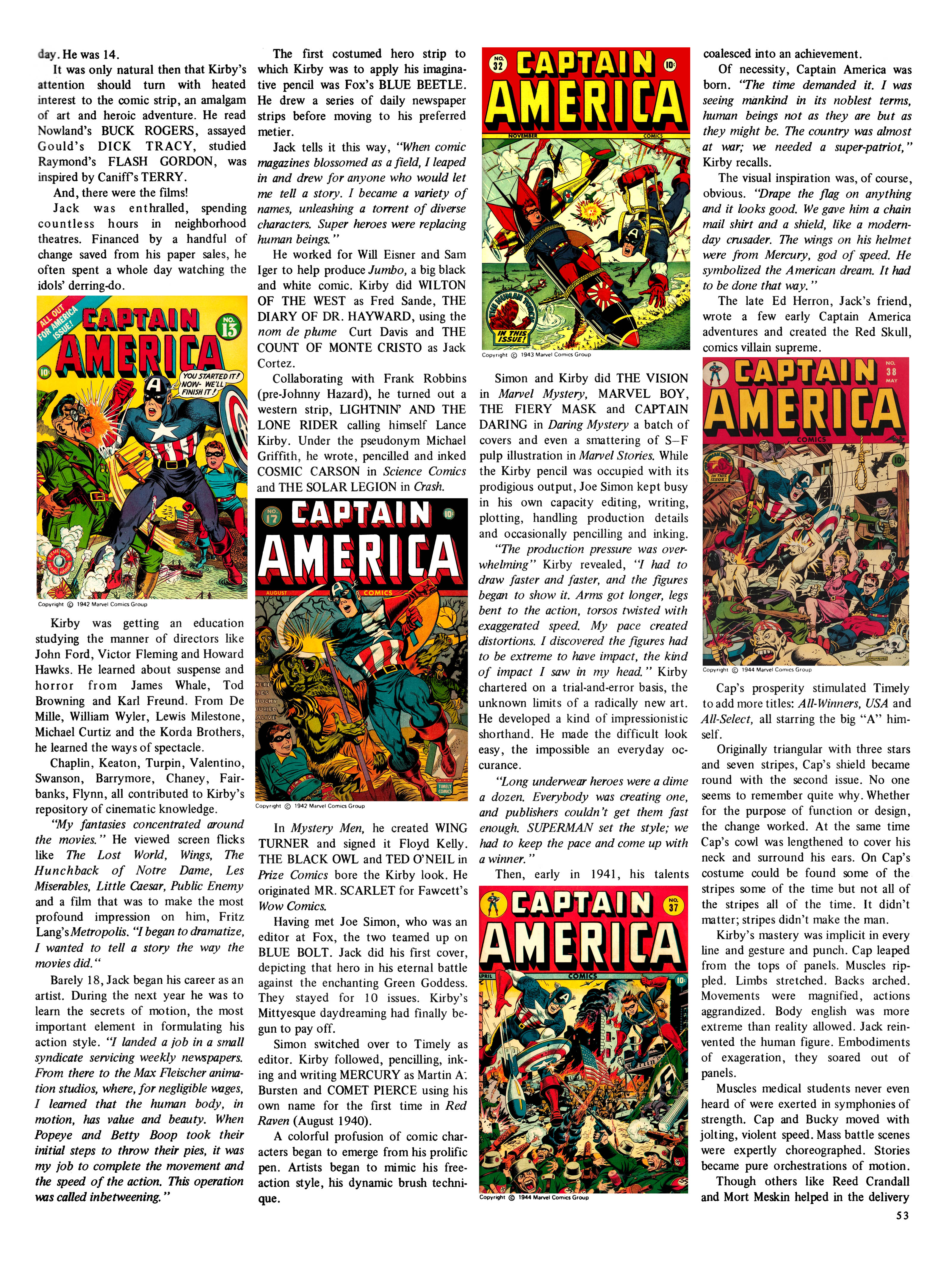 Read online The Steranko History of Comics comic -  Issue # TPB 1 - 53