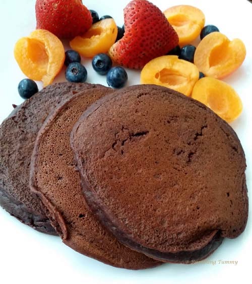Rumbling Tummy Brownie Batter Pancake