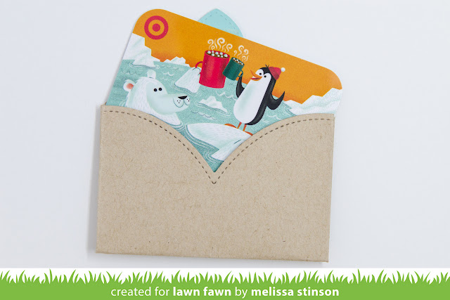 Lawn Fawn Stitched Heart Envelope  ̹ ˻