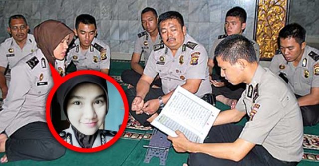 Tak Hanya Cantik, Polwan Ini Juga Seorang Hafidz Al Qur'an 30 Juz