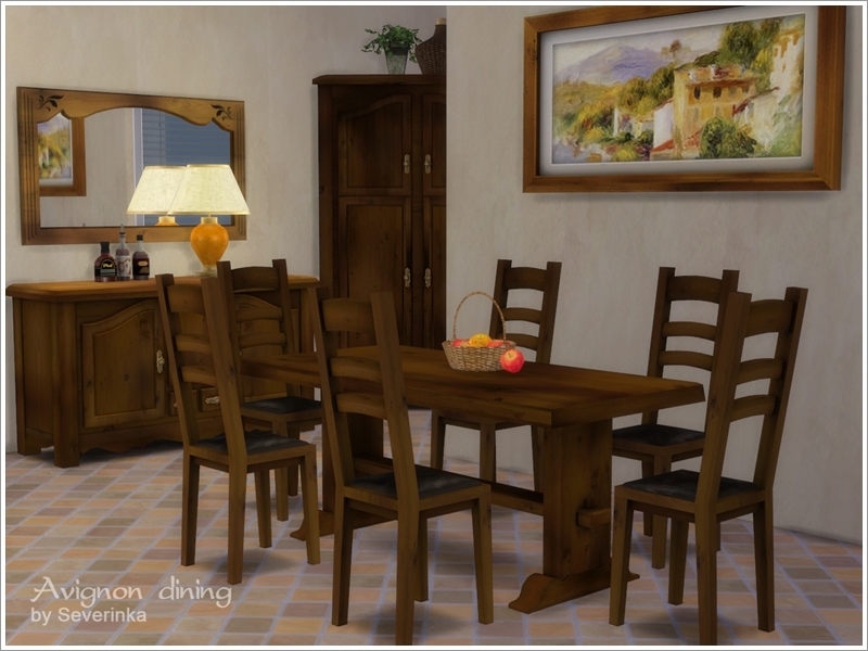 Sims 4 CC's The Best Dining Room by Severinka