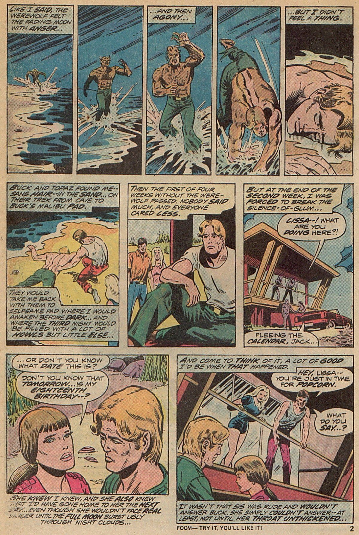 Read online Werewolf by Night (1972) comic -  Issue #28 - 3