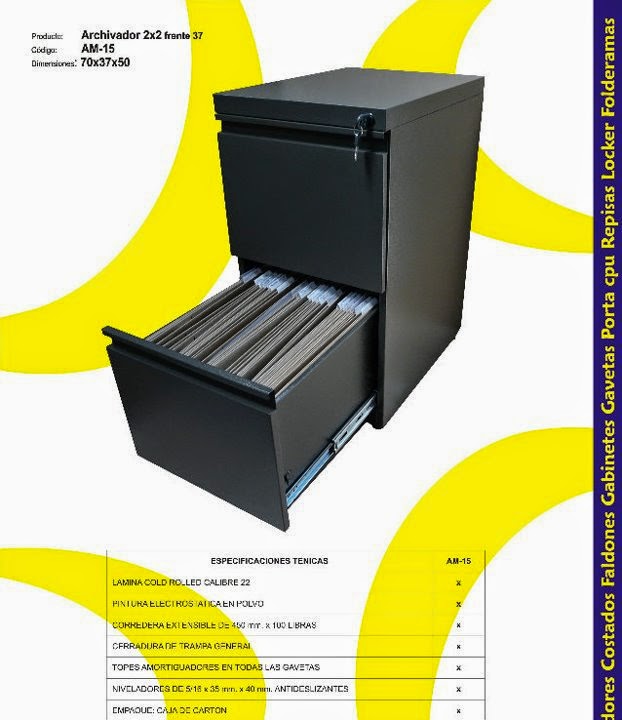 ARCHIVADORES METALICOS: marzo 2015