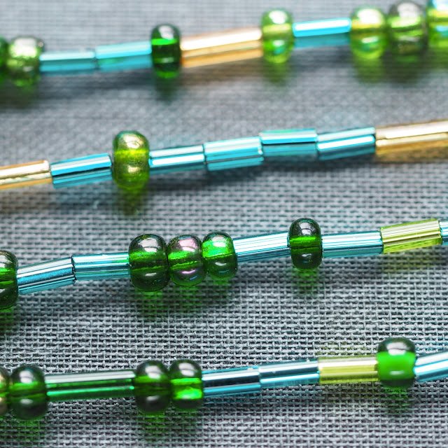 Morse Code Beaded Wrap The Tiny Funnel