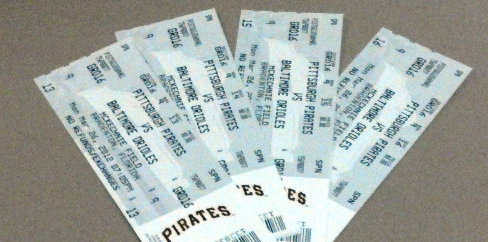 Editor's Blog Win 4 tickets to PiratesOrioles game