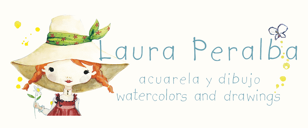Laura Peralba | acuarelas por encargo | recordatorios de primera comunión y bautizo | madrid