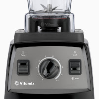 Vitamix Pro 300's control panel, with variable speed control dial and pulse function