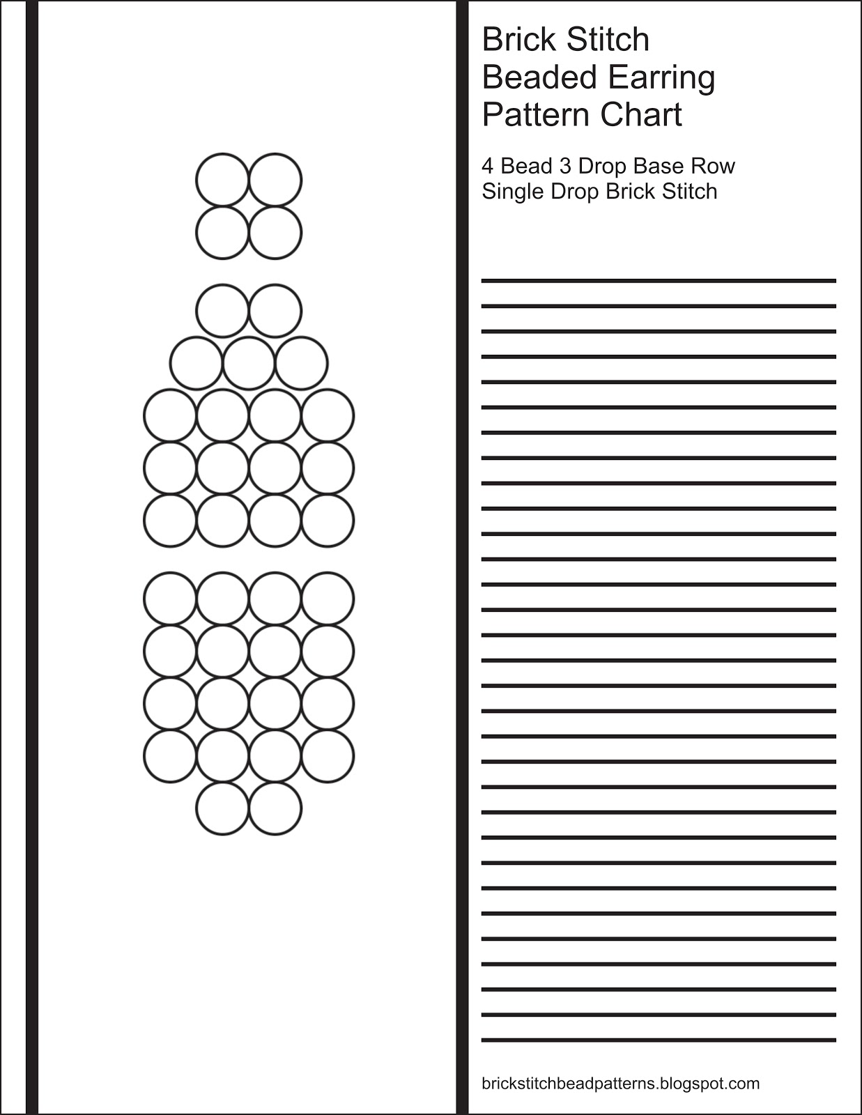 brick-stitch-bead-patterns-journal-4-bead-3-drop-base-row-blank-beaded