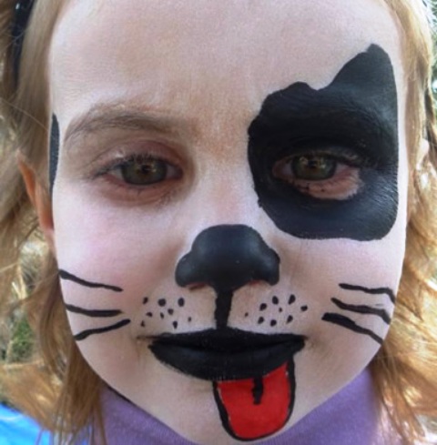 Face Paint Dog Cool Painting Ideas