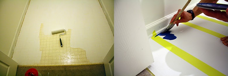 Eu Amo Artesanato: Pisos Vinílico e Linóleo Pintados