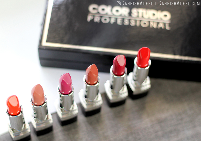 Velvet Lipsticks by Color Studio Professional - Review & Lip Swatches