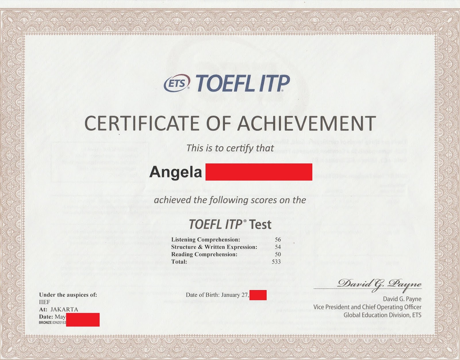 Tapi berhubung nilai minimun TOEFL untuk daftar S2 UGM cuma butuh 500 beban hidup gw pun berkurang karena hasil TOEFL gw udah diatas 500
