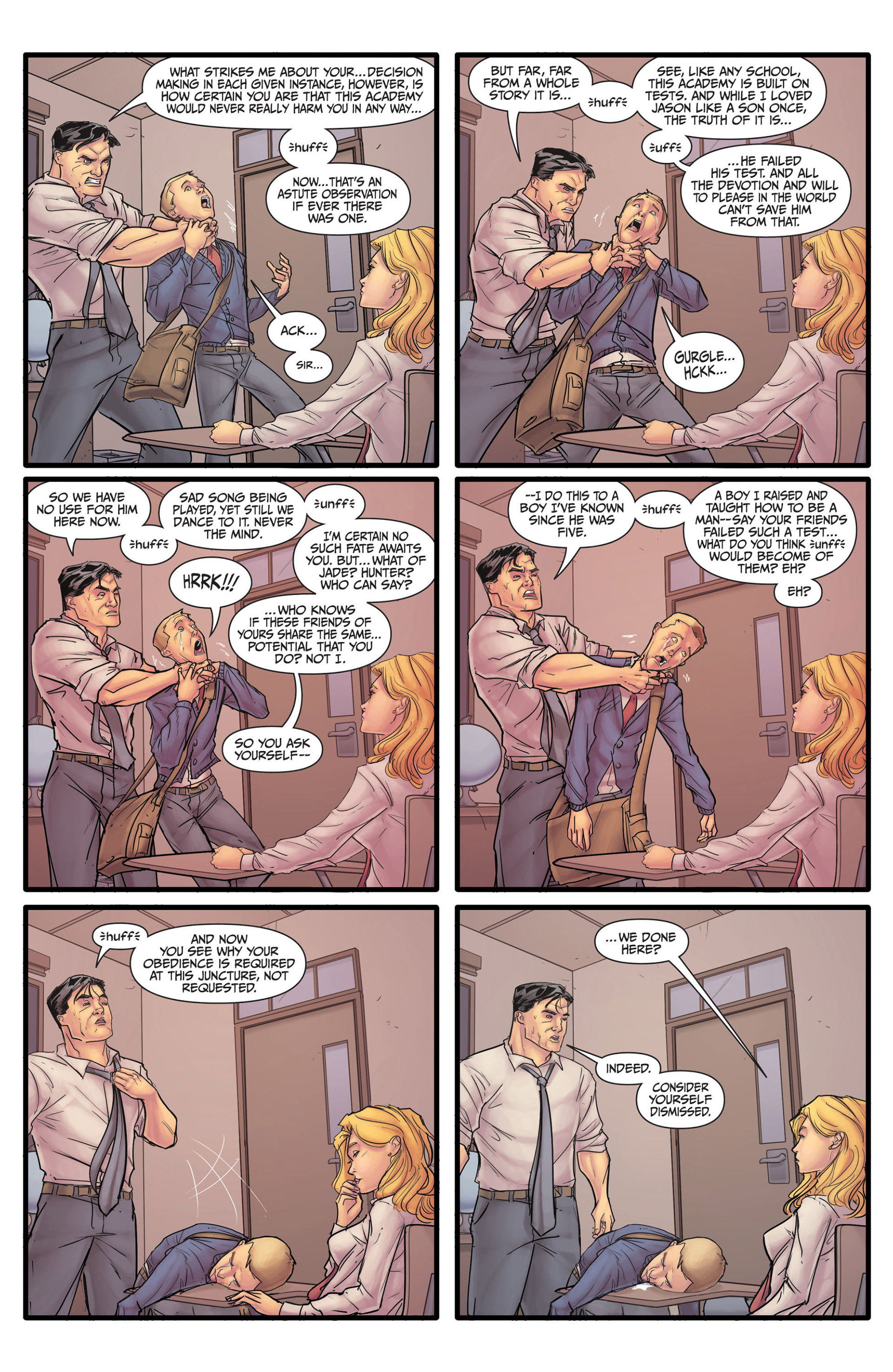 Read online Morning Glories comic -  Issue # _TPB 1 - 164