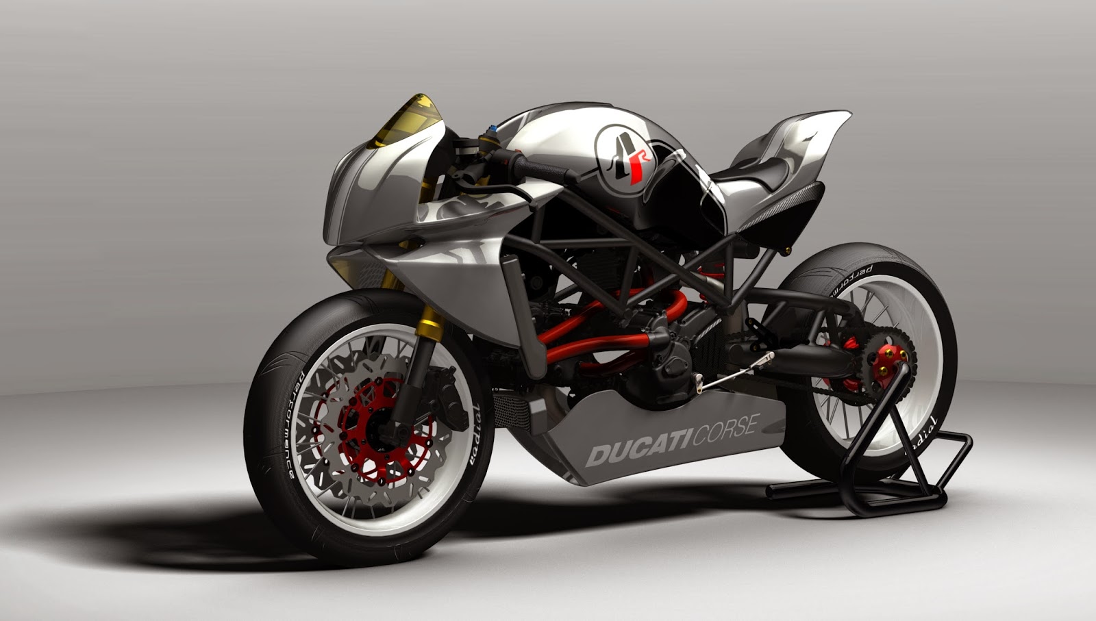 MotoGp Ducati Cafè Racer Bodykit by Paolo Tesio MotoGp Ducati Cafè Racer Bodykit by Paolo Tesio
