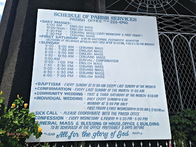 San Pedro Cathedral Schedule