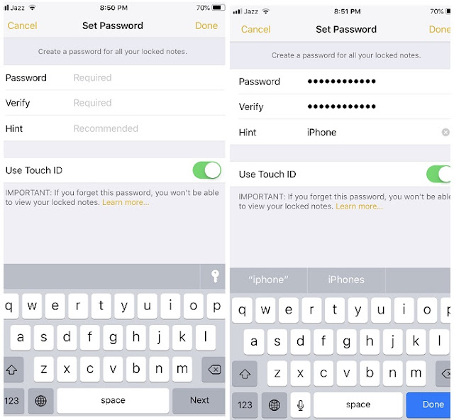 How To Lock Notes On iPhone Or iPad Without Software