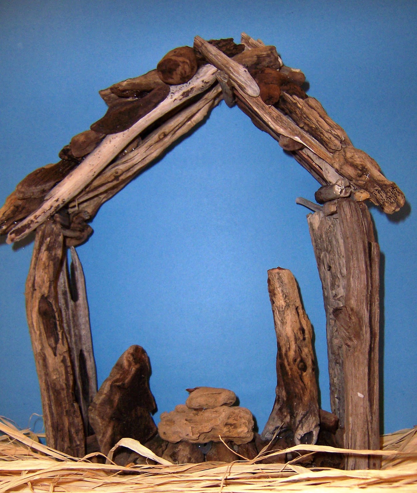 Ideas and Inspirations Driftwood Nativity