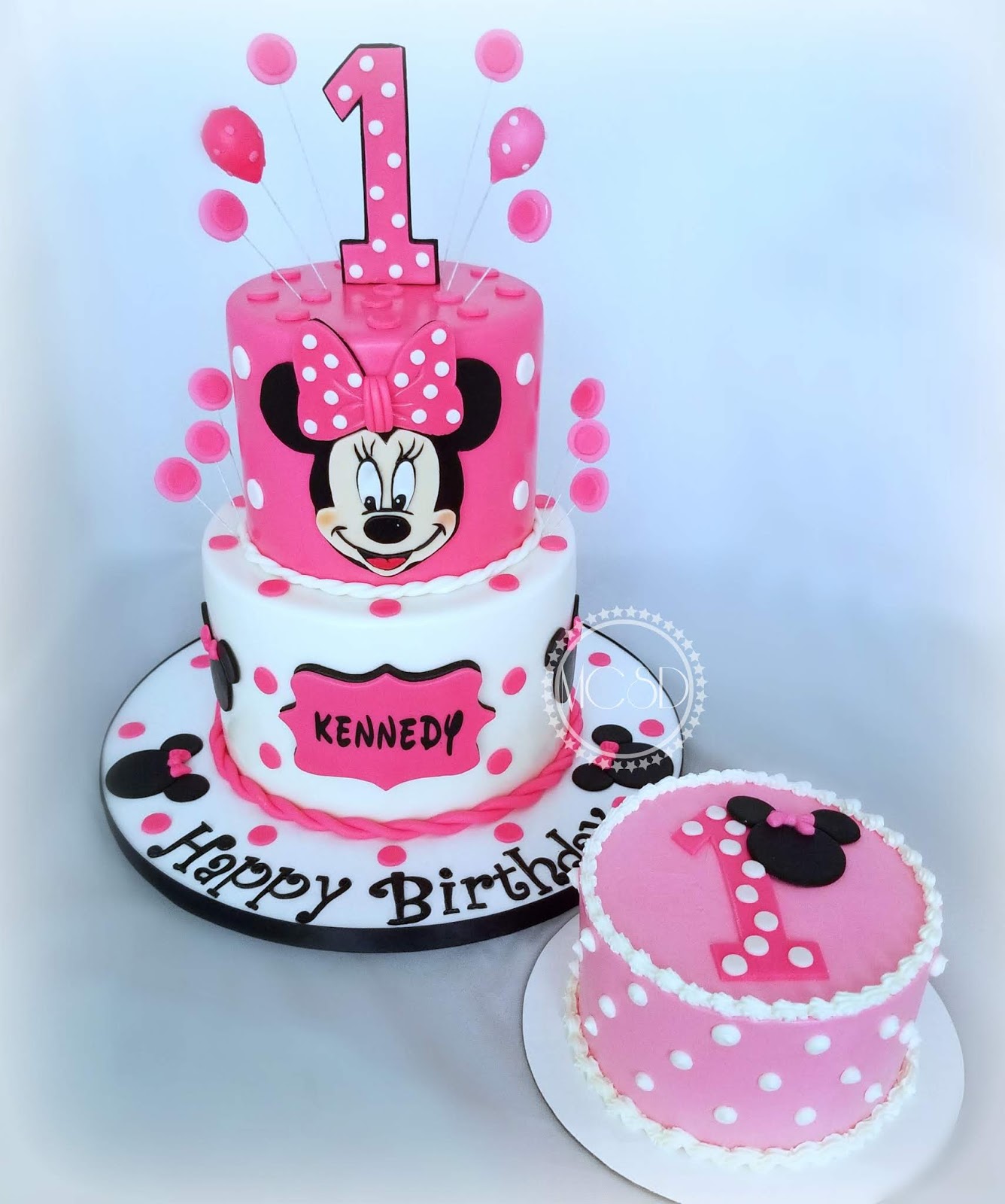 Mycakesweetdreams Minnie Mouse 1st Birthday Cake