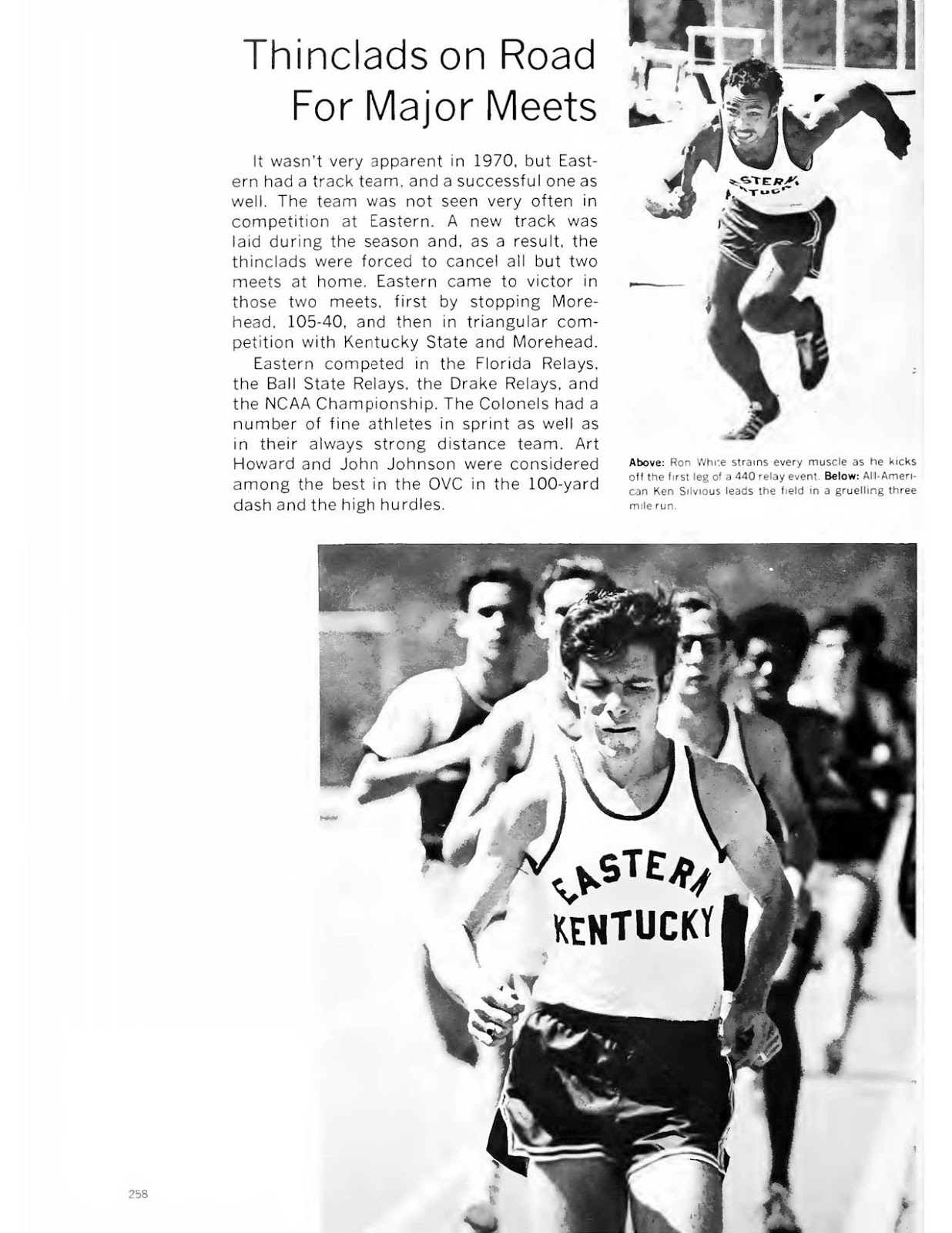 Freedom's Philosopher Ron White (4 X 100) EKU, 1970