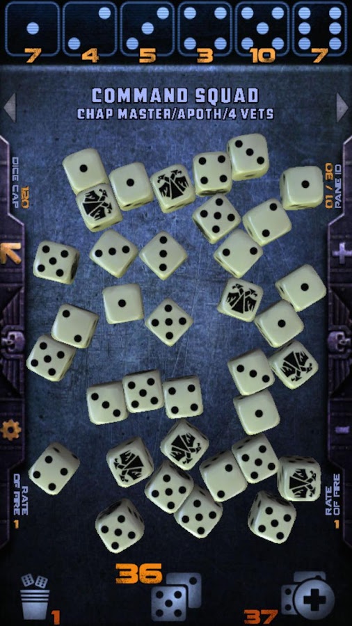 Fields of Blood 40K Assault Dice App