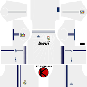 Real Madrid Kits 2010/2011 - Dream League Soccer