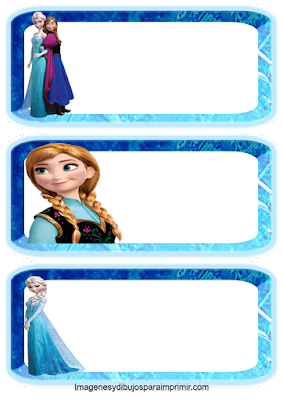 Anna y Elsa en etiquetas 