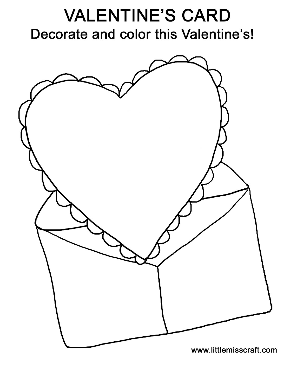 valentines day cards coloring pages - photo #11