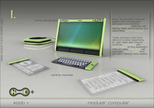 Outline Designer: Futuristic Modular Computer System Dubbed KOOB+ Concept