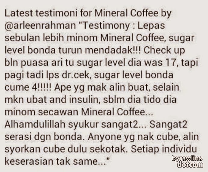 Mineral Coffee, Set Kurus Bajet, Sihat, Alzheimer, Parkinson, Tekanan, Kanser, byrawlins, sihat, 