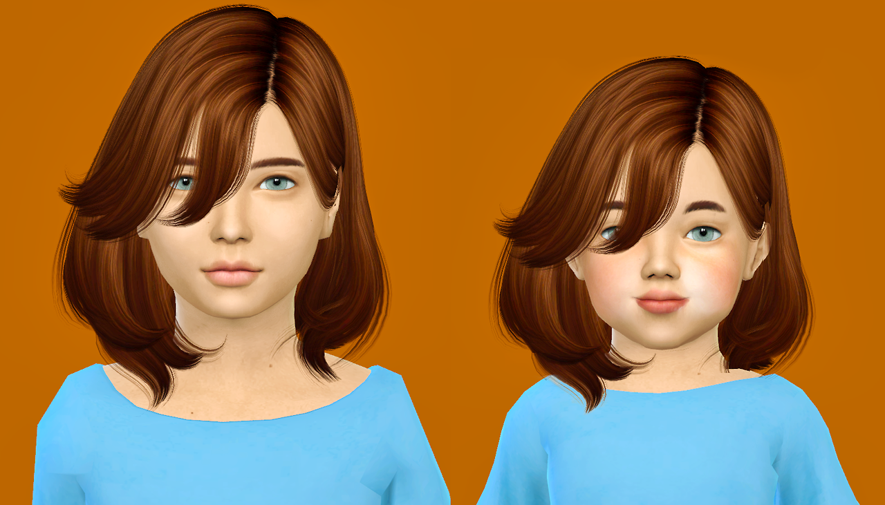 sims 4 custom content child hair
