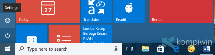settings windows 10 subtitle