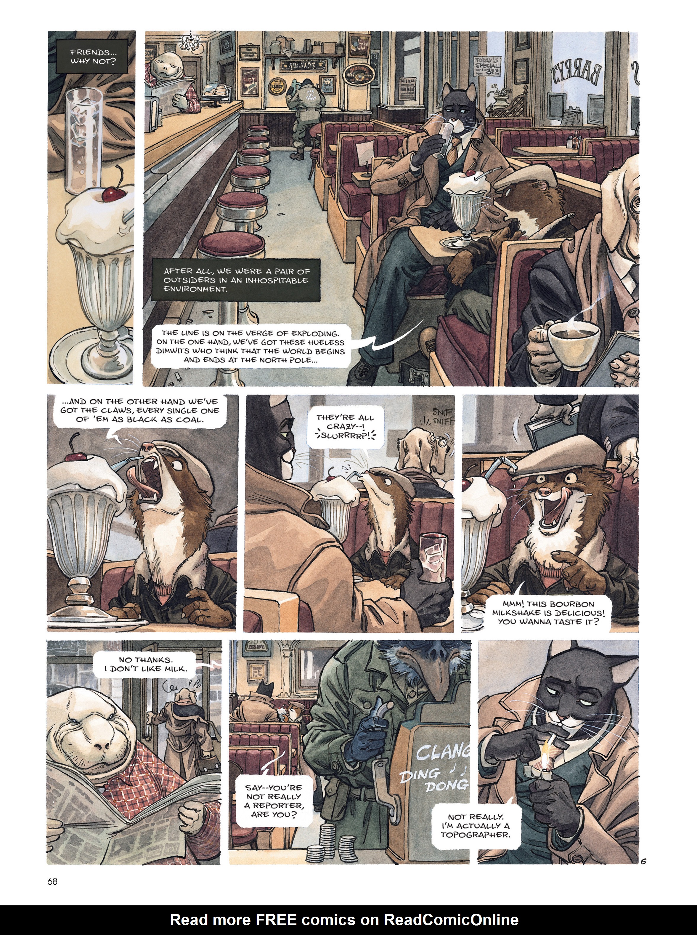 Read online Blacksad (2010) comic -  Issue # Full - 68
