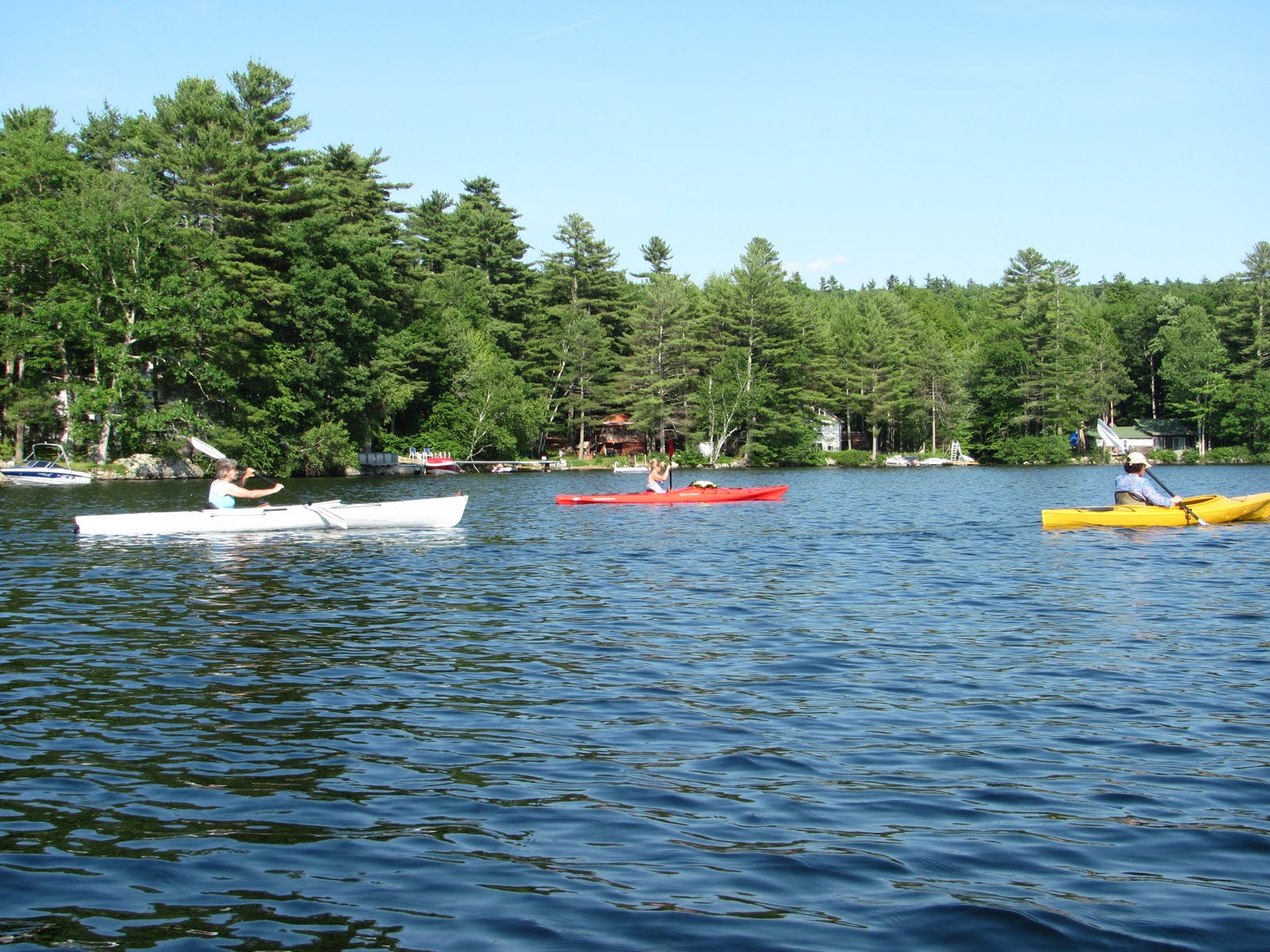 Recreational Kayaking in Maine Casco/Raymond Maine Thomas Pond