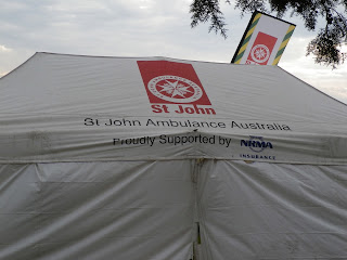 ST JOHN AMBULANCE AUSTRALIA TENT
