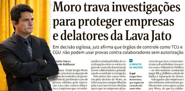 Moro e seus X-9. “Não põe a mão neles, porque são meus”. Por Fernando Brito