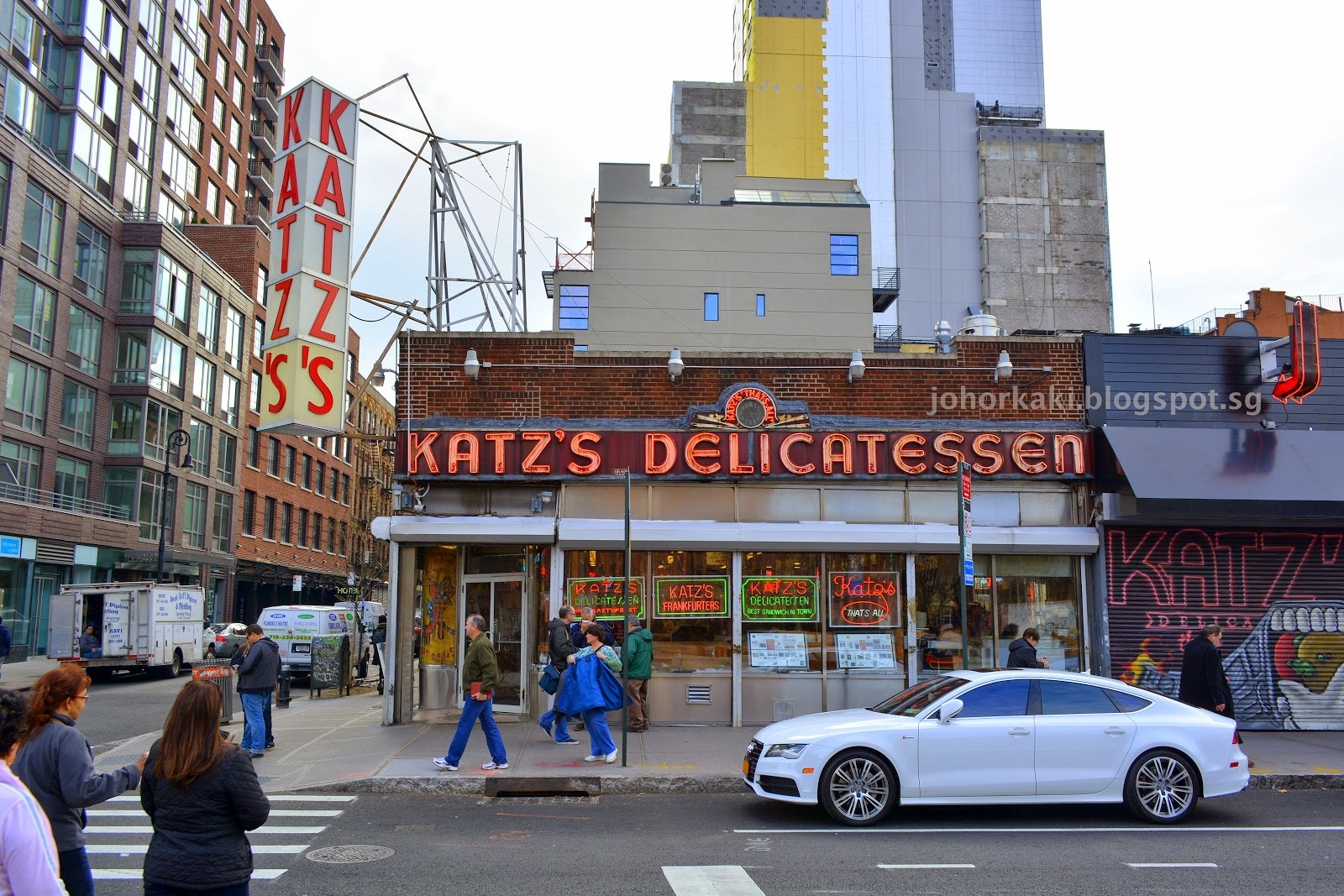 Katz's Delicatessen in NYC New York. Famous Tourist Trap I Won't Want