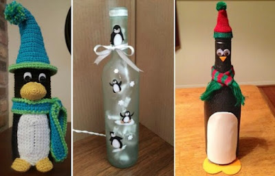 Special DIY Home Decor Wine Bottle Christmas Crafts Special DIY Home Decor Wine Bottle Christmas Crafts