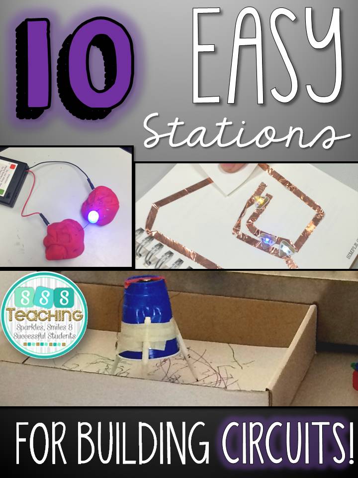 10 Easy Stations for Building Circuits! SSSTeaching