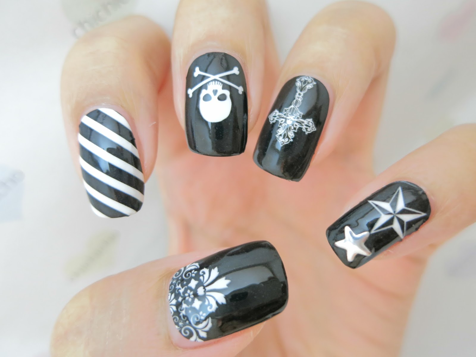 3. "Edgy Nail Designs" - wide 7